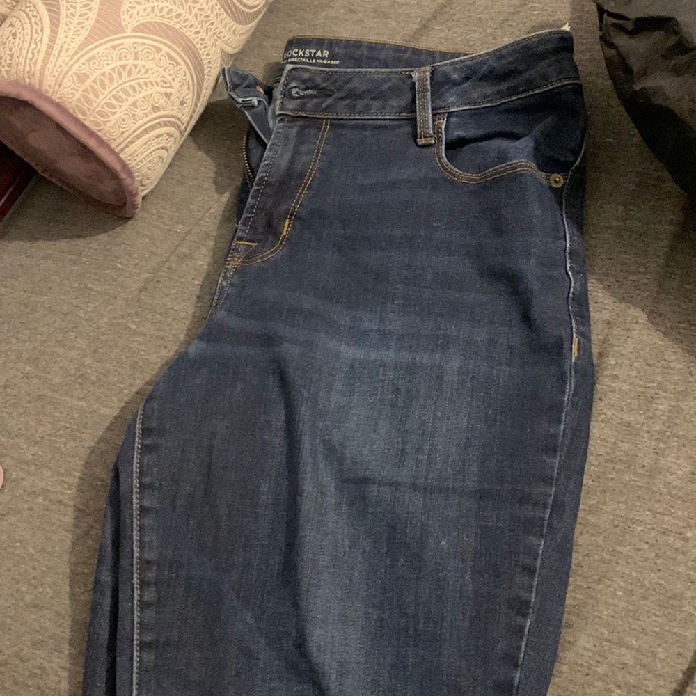 Mid rise skinny jeans